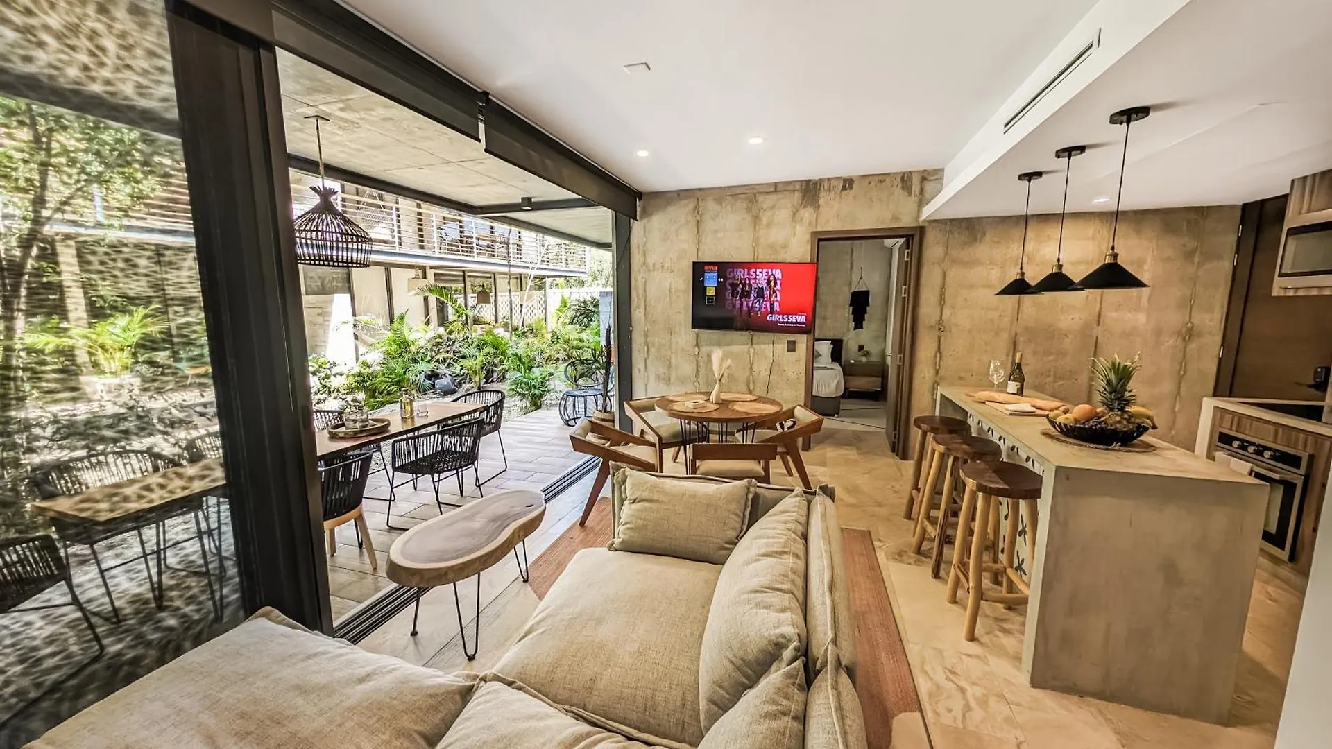 Lejlighed 2-Br Tropical Retreat With Sauna, Gym And Pool Tulum