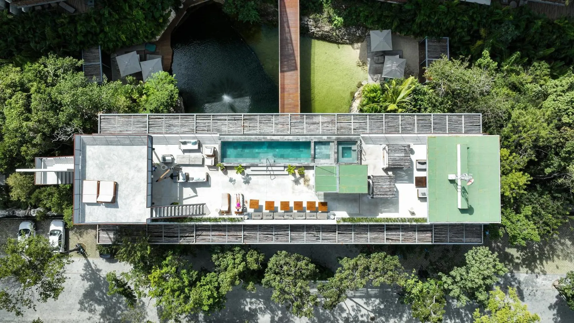 2-Br Tropical Retreat With Sauna, Gym And Pool Tulum Lejlighed