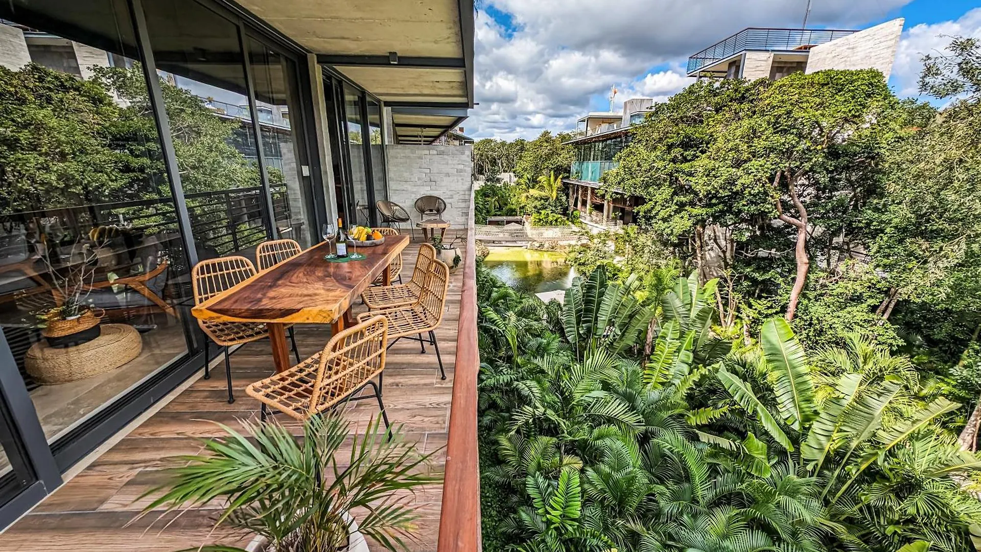 アパート 2-Br Tropical Retreat With Sauna, Gym And Pool トゥルム